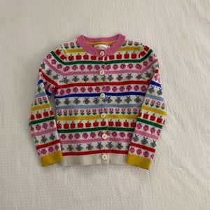 Mini Boden colorful cardigan sweater, size 5-6